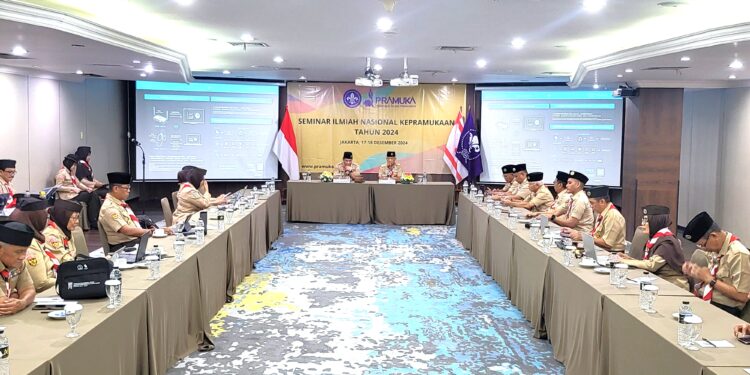 Puslitbangnas Gerakan Pramuka Laksanakan Seminar Ilmiah Nasional Kepramukaan Tahun 2024