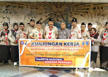 Kwarnas Terima Kunjungan Kerja Kwarcab Hulu Sungai Selatan