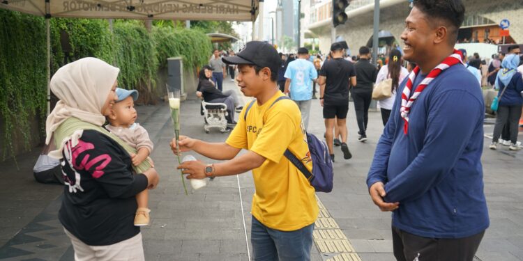 Dewan Kerja Nasional dan Forum GenRe Rayakan Hari Ibu di Bundaran HI
