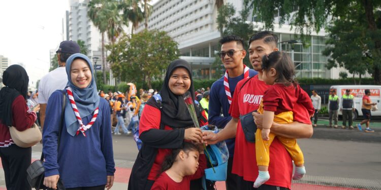 Dewan Kerja Nasional dan Forum GenRe Rayakan Hari Ibu di Bundaran HI