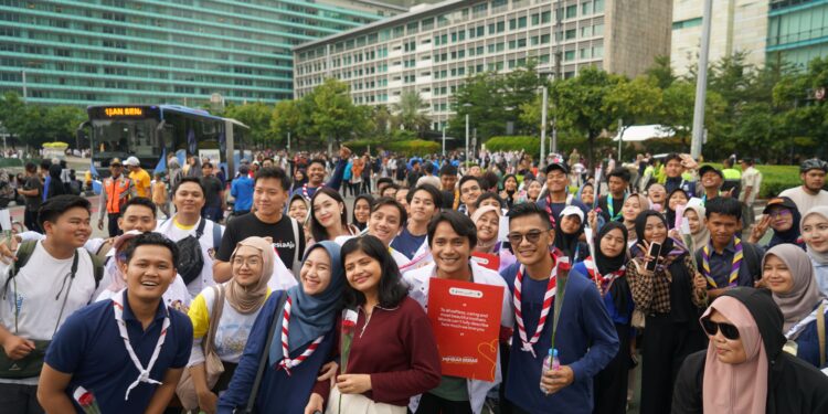 Dewan Kerja Nasional dan Forum GenRe Rayakan Hari Ibu di Bundaran HI