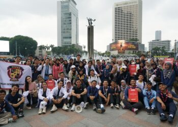 Dewan Kerja Nasional dan Forum GenRe Rayakan Hari Ibu di Bundaran HI