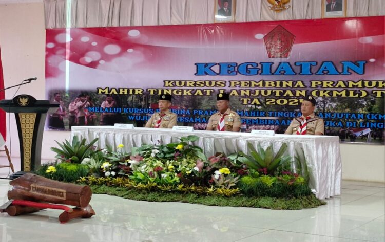 MABES TNI dan Pusdiklatnas Gelar Kursus Pembina Pramuka Mahir Tingkat Lanjutan untuk Pamong Saka di Lingkungan TNI