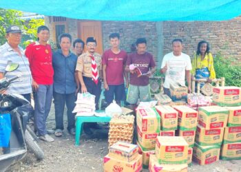 Kwarran Medan Sunggal Bantu Warga Terdampak Banjir
