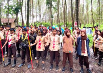 Pramuka Penegak Banyuwangi Jelajah Rimba, Belajar Mengenal Hutan Lebih Dekat