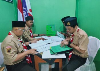 Kwarcab Karanganyar Rampungkan Penilaian Lomba Gudep Mantap