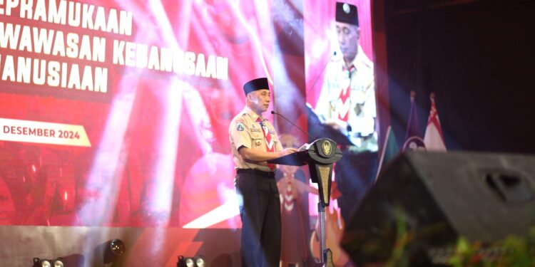 Tutup Pengembangan Kepramukaan Tiga Zona, Kwarda Jawa Timur Lepas Kontingen Jambore Malaysia dan Rencanakan Pugar 100 RTLH di Tahun 2025