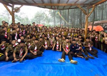 Pramuka Pondok Modern Gontor 4 Banyuwangi Gandeng Saka Wanabakti Kenalkan Konservasi Hutan