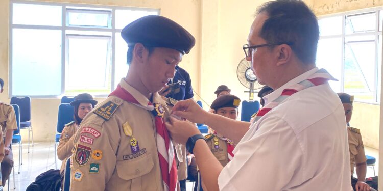 Anggota Tim Reaksi Cepat Unit Bantu Pertolongan Pramuka Ikuti Latihan Peningkatan Kemampuan Di Gedung Pramuka Cilacap