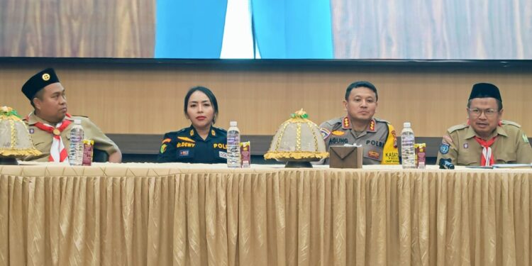 Kolaborasi Saka, Direktur Pembinaan Masyarakat Polda Sulbar Buka Kemah Kesehatan Tingkat Daerah Sulawesi Barat Tahun 2024