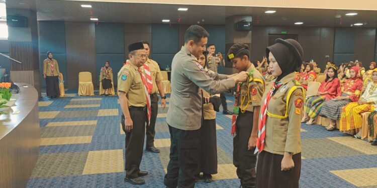 Kolaborasi Saka, Direktur Pembinaan Masyarakat Polda Sulbar Buka Kemah Kesehatan Tingkat Daerah Sulawesi Barat Tahun 2024