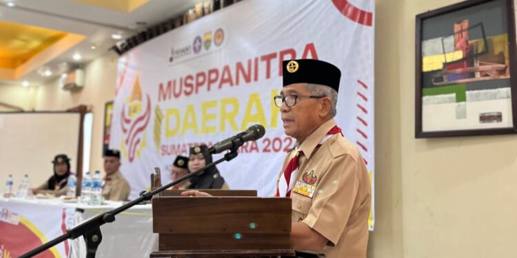 Dengan Kolaborasi Menuju Aksi Ketua Kwarda Sumut Buka Muspanitera DKD Sumut 2024