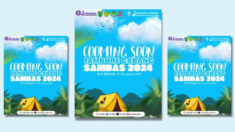 Jambore Cabang Kwarcab Sambas 2024 Digelar