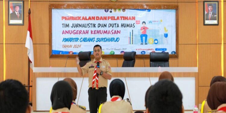 Pembekalan dan Pelatihan Tim Jurnalistik Duta Humas Anugerah Kehumasan Kwartir Cabang Sukoharjo