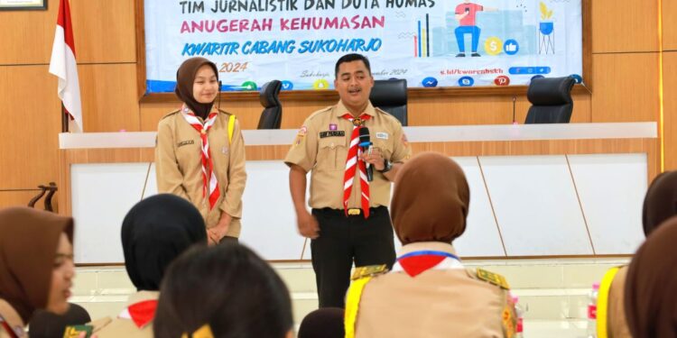 Pembekalan dan Pelatihan Tim Jurnalistik Duta Humas Anugerah Kehumasan Kwartir Cabang Sukoharjo