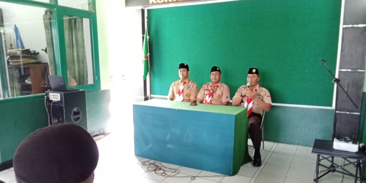 Saka Wira Kartika Koramil 07/Banyumas Terima Calon Anggota Baru