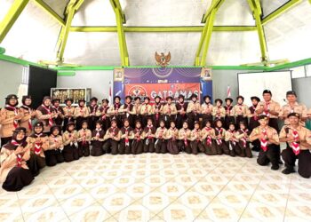 Pramuka Penggalang Kwartir Ranting Banyumas Mengikuti Gatramas