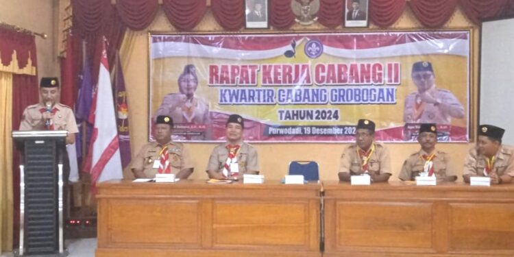 Mantapkan Rencana Kegiatan Tahun 2025, Kwartir Cabang Grobogan Gelar Rapat Kerja Cabang
