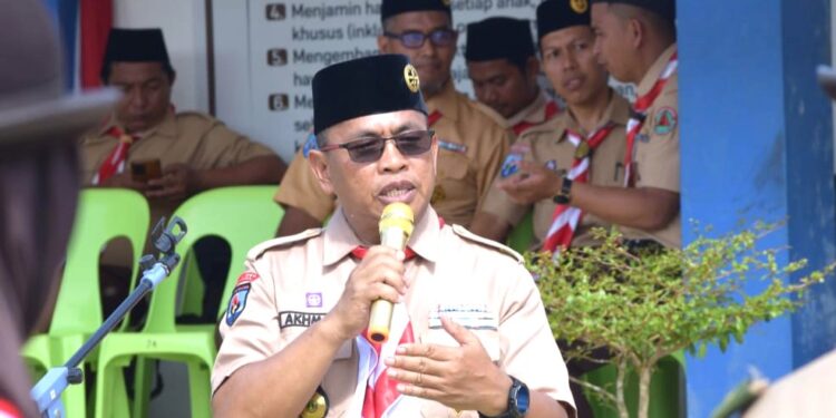 Akhir Tahun Lantik 66 Pramuka Garuda, 2022-2024 Kwarcab Nunukan Cetak 254 Pramuka Garuda