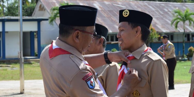 Akhir Tahun Lantik 66 Pramuka Garuda, 2022-2024 Kwarcab Nunukan Cetak 254 Pramuka Garuda
