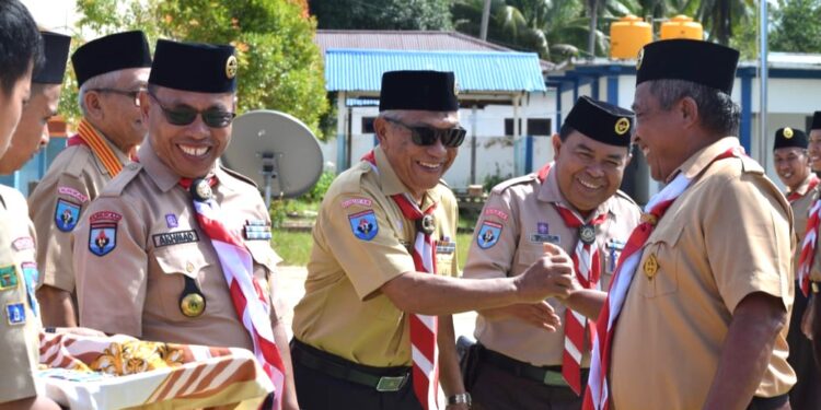 Akhir Tahun Lantik 66 Pramuka Garuda, 2022-2024 Kwarcab Nunukan Cetak 254 Pramuka Garuda