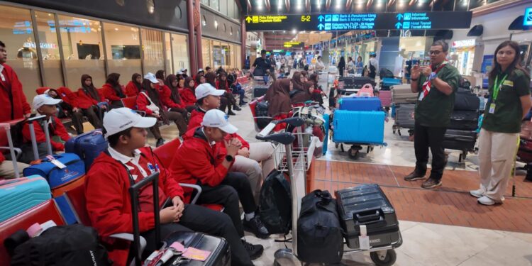 Kwarnas Gerakan Pramuka Berangkatkan 224 Peserta Jambore Nasional Malaysia