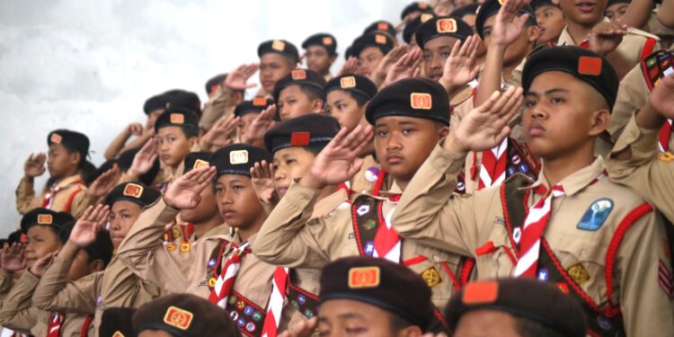 Ketua Kwarcab Purbalingga Lantik 3404 Pramuka Garuda Golongan Siaga, Penggalang, Penegak
