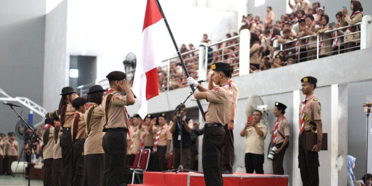 Ketua Kwarcab Purbalingga Lantik 3404 Pramuka Garuda Golongan Siaga, Penggalang, Penegak