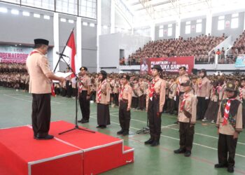 Ketua Kwarcab Purbalingga Lantik 3404 Pramuka Garuda Golongan Siaga, Penggalang, Penegak