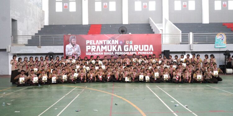 Ketua Kwarcab Purbalingga Lantik 3404 Pramuka Garuda Golongan Siaga, Penggalang, Penegak