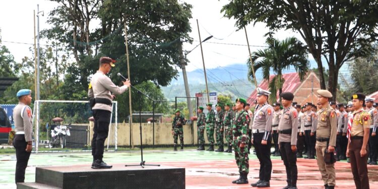 Pramuka Saka Bhayangkara Daerah Sulawesi Barat Diterjunkan Membantu  PAM NATARU 2024