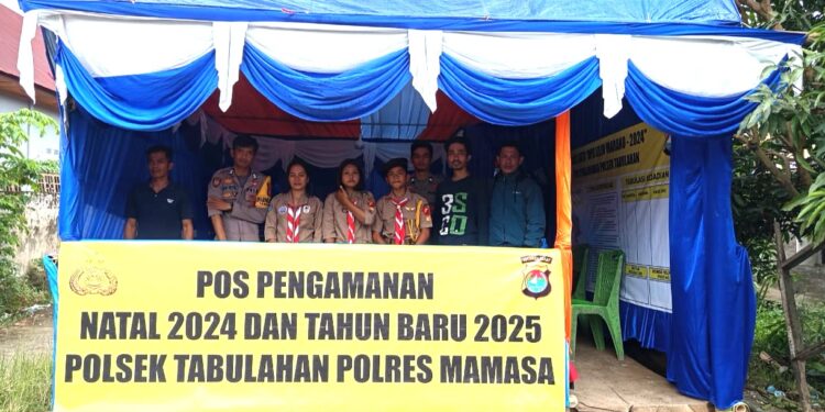 Pramuka Saka Bhayangkara Daerah Sulawesi Barat Diterjunkan Membantu  PAM NATARU 2024