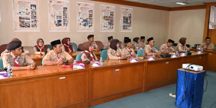 Kwarnas Terima Kunjungan Kerja Kwarcab Tabalong Kwarda Kalsel