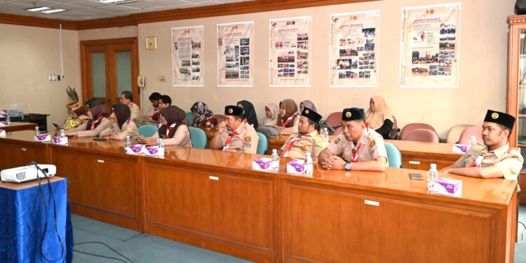 Kwarnas Terima Kunjungan Kerja Kwarcab Tabalong Kwarda Kalsel