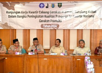Kwarnas Terima Kunjungan Kerja Kwarcab Tabalong Kwarda Kalsel