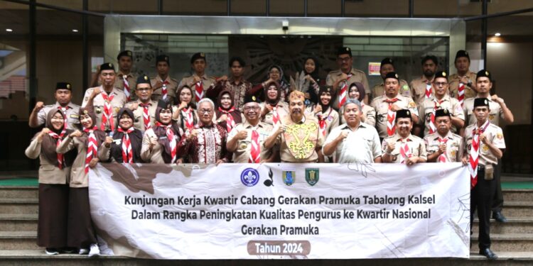 Kwarnas Terima Kunjungan Kerja Kwarcab Tabalong Kwarda Kalsel