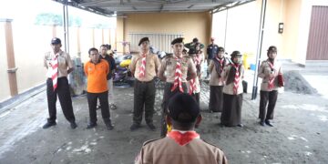 Pramuka Membawa Bukti Nyata Dalam Kehidupan Masyarakat Untuk Pengamanan Penyambutan Natal Dan Tahun Baru