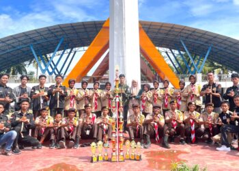 Golden Scout UPT SMAN 4 Sinjai Raih Juara Umum 1 Di LKP3 2024