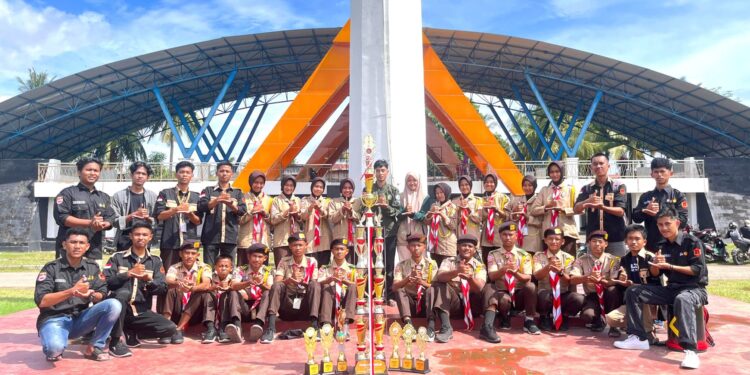 Golden Scout UPT SMAN 4 Sinjai Raih Juara Umum 1 Di LKP3 2024