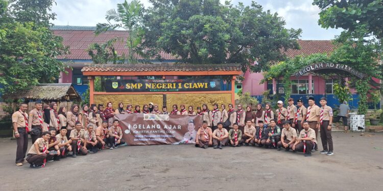 Upaya Tingkatkan Kualitas Pembina Pramuka Kwartir Ranting Ciawi Selenggarakan Gelang Ajar