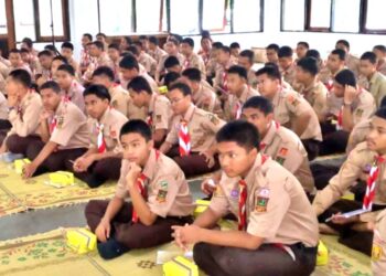 Kunjungi Kwarda DIY, Ratusan Penegak Ponpes Darul Muttaqien Bogor Diharapkan Bisa Kembangkan Diri dan Jadi Generasi Muda Yang Unggul