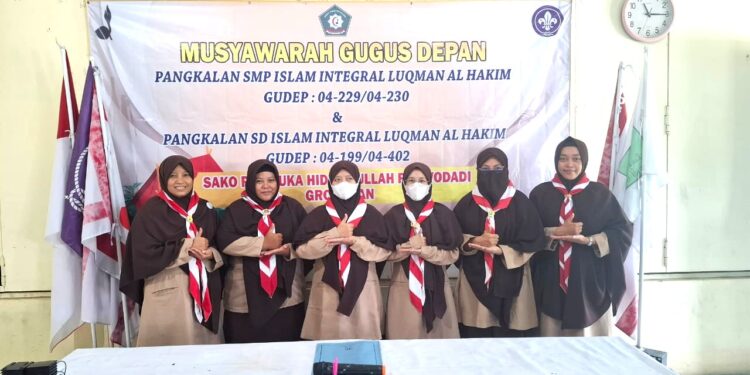 Pramuka Pangkalan SD dan SMP Islam Integral Luqman Al Hakim Purwodadi Gelar Musyawarah Gugus Depan