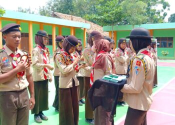 22 Orang Anggota Ambalan Mahesa Jenar Dan Dewi Sartika Naik Tingkat