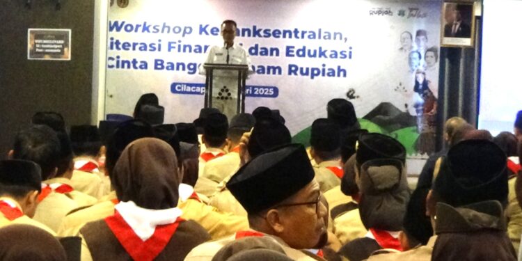 Bank Indonesia mengajak Pramuka Cilacap Cinta, Bangga dan Paham Rupiah