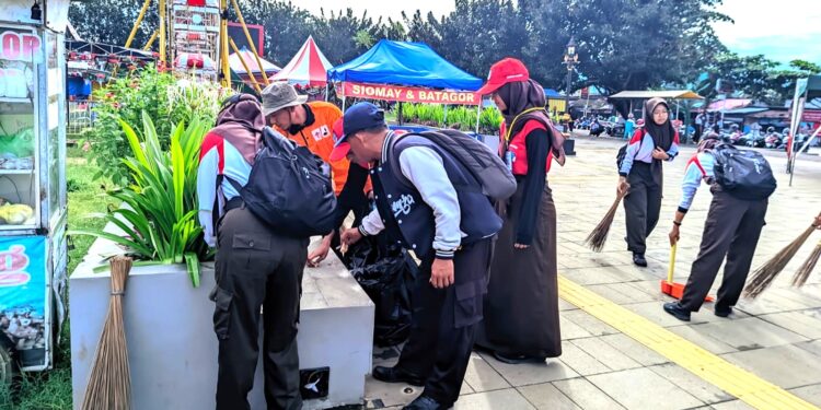 Ratusan Pramuka Banyumas Bergerak Bersama dalam Aksi Jemput Sampah Untuk Lingkungan Bersih