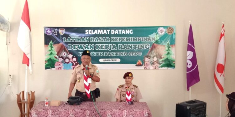 Kwartir Ranting Cepu Gelar Latihan Dasar Kepemimpinan (LDK) Untuk Calon Anggota Dewan Kerja Ranting Cepu