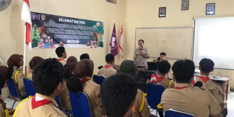 Kwartir Ranting Cepu Gelar Latihan Dasar Kepemimpinan (LDK) Untuk Calon Anggota Dewan Kerja Ranting Cepu