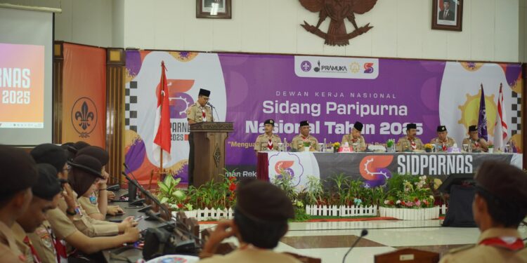 Ketua Kwarnas Gerakan Pramuka Buka Sidparnas 2025 Secara Resmi