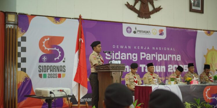 Ketua Kwarnas Gerakan Pramuka Buka Sidparnas 2025 Secara Resmi