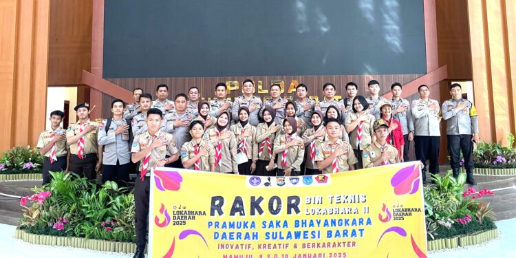 Ditbinmas Polda Sulbar Gelar Rakor Anev Pramuka Saka Bhayangkara Tahun 2024 Dan Rencana Kegiatan Tahun 2025